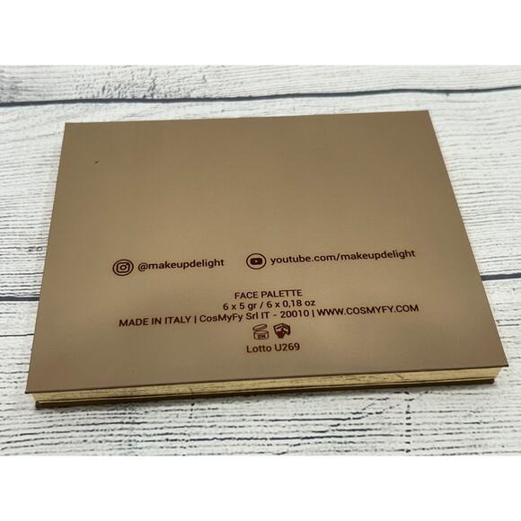 Cosmyfy About Face MD Palette Highlighter Blush Bronzer Makeup Delight 6x0.19 oz - Picture 4 of 6